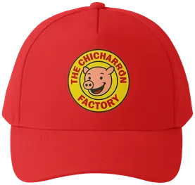Red logo cap